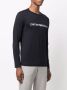 Emporio Armani Top met logoprint heren katoen XXL Blauw - Thumbnail 3