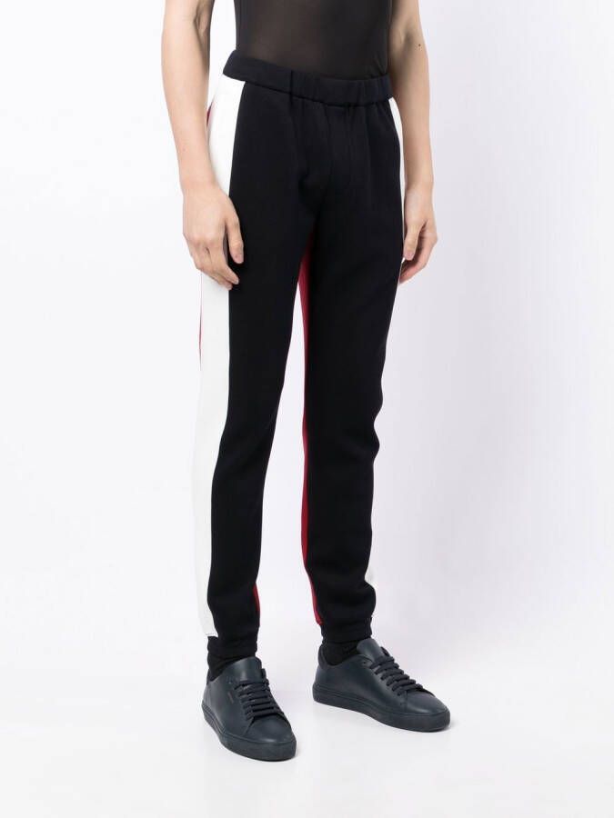 Emporio Armani Trainingsbroek met colourblocking Zwart