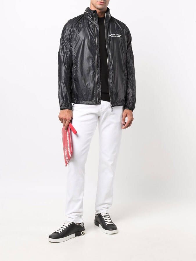 Emporio Armani Trui met ronde hals Zwart