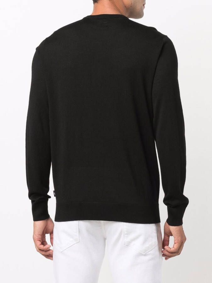 Emporio Armani Trui met ronde hals Zwart