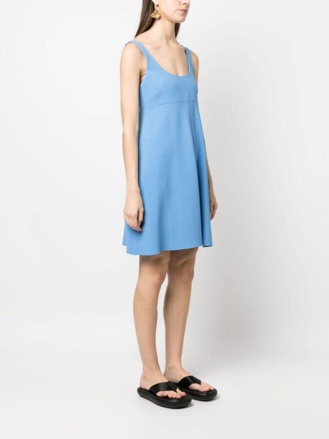 Emporio Armani Mouwloze maxi-jurk Blauw