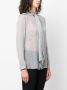Emporio Armani Zijden blouse Grijs - Thumbnail 3