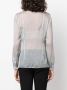 Emporio Armani Zijden blouse Grijs - Thumbnail 4