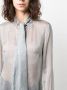 Emporio Armani Zijden blouse Grijs - Thumbnail 5