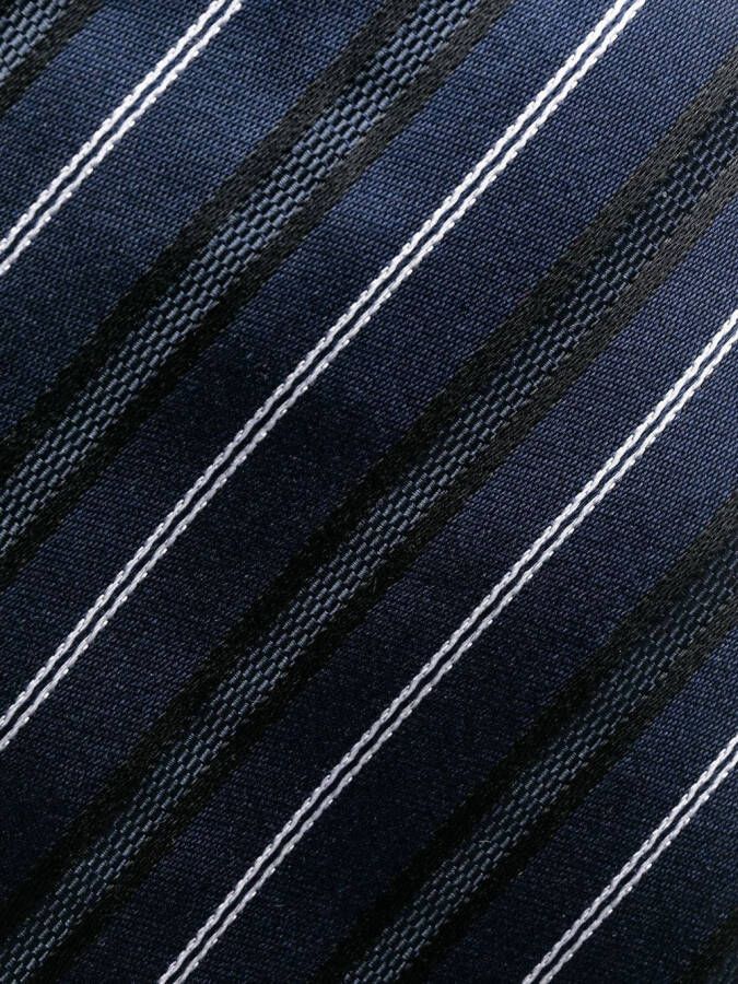 Emporio Armani Zijden stropdas Blauw