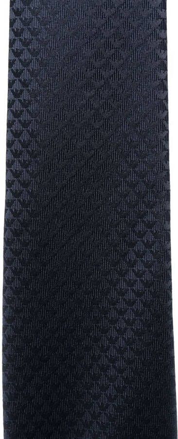 Emporio Armani Zijden stropdas Blauw