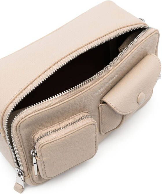 Emporio Armani Schoudertas met rits Bruin