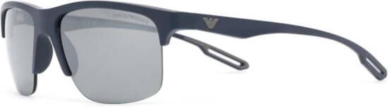 Emporio Armani Zonnebril met oversized montuur Grijs