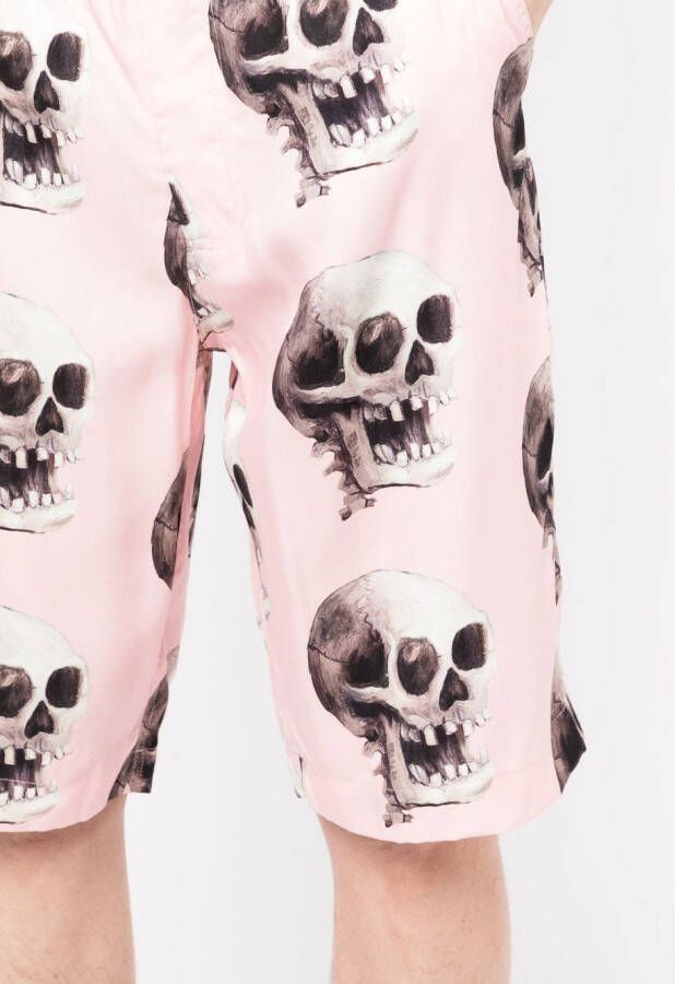 Endless Joy Bermuda shorts met print Roze