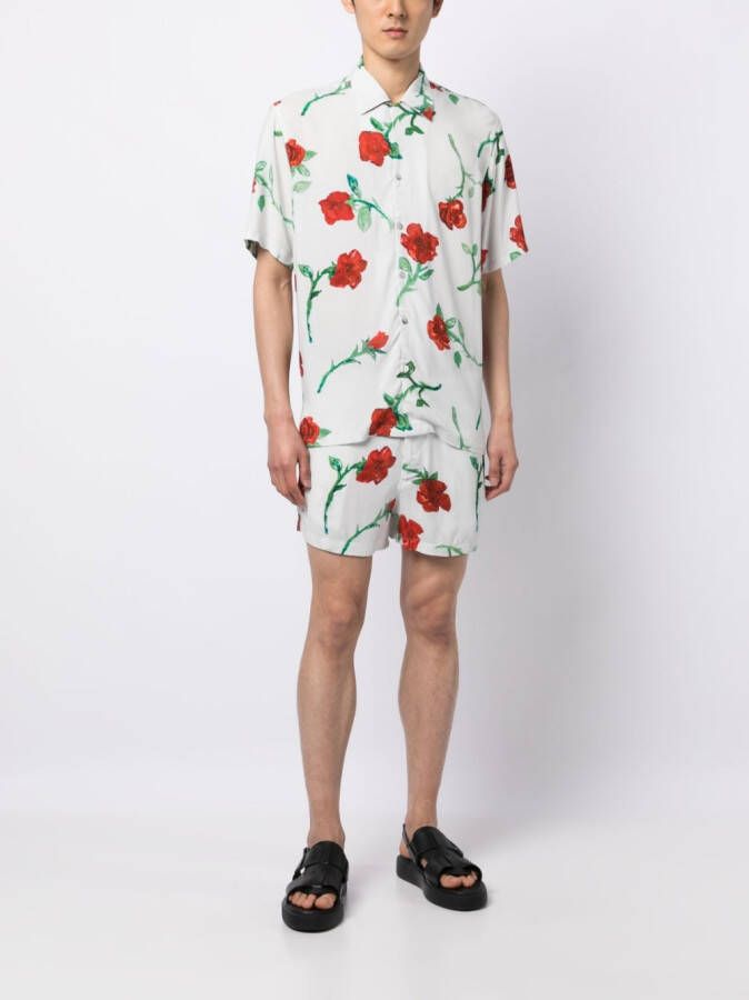Endless Joy Shorts met elastische tailleband Wit