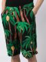 Endless Joy Bermuda shorts met palmboomprint Zwart - Thumbnail 5