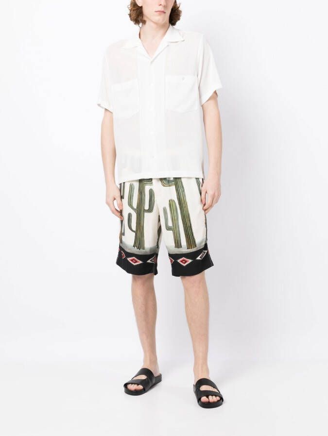 Endless Joy Shorts met print Bruin