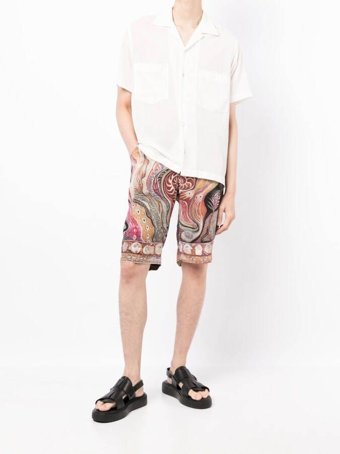 Endless Joy Shorts met print Paars