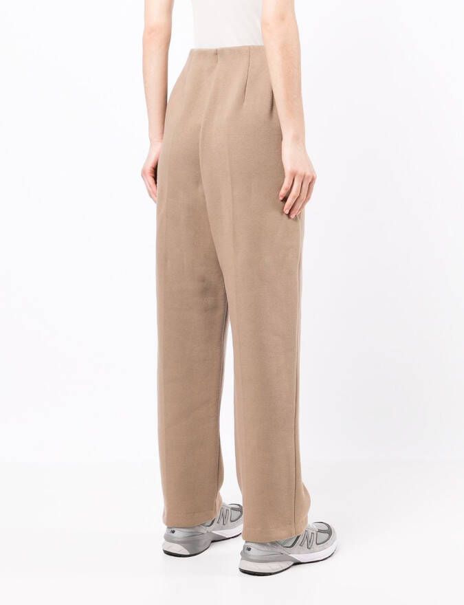 Enföld High waist broek Bruin