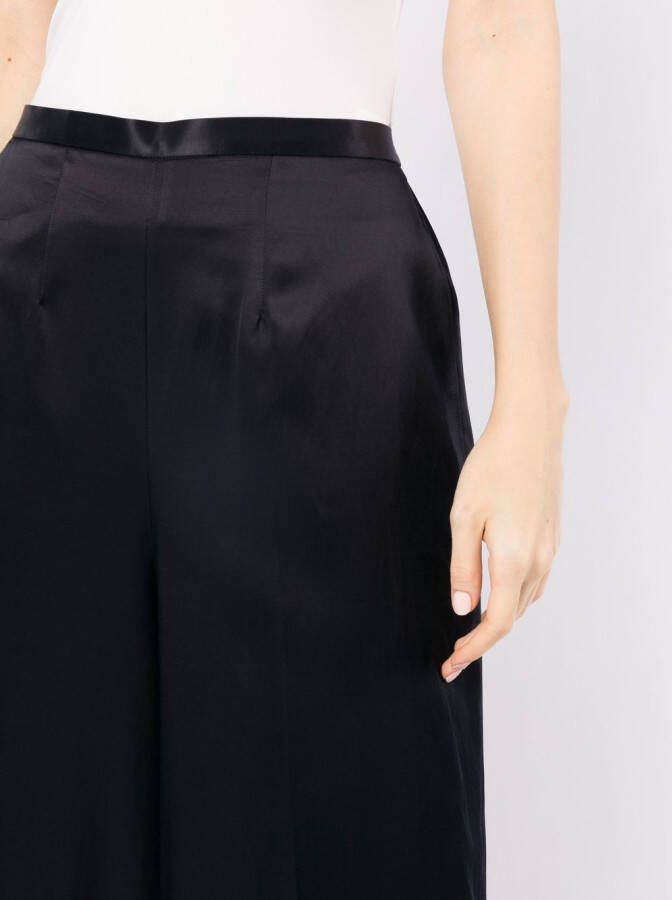 Enföld High waist broek Zwart