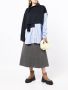 Enföld High waist midi-rok Grijs - Thumbnail 2