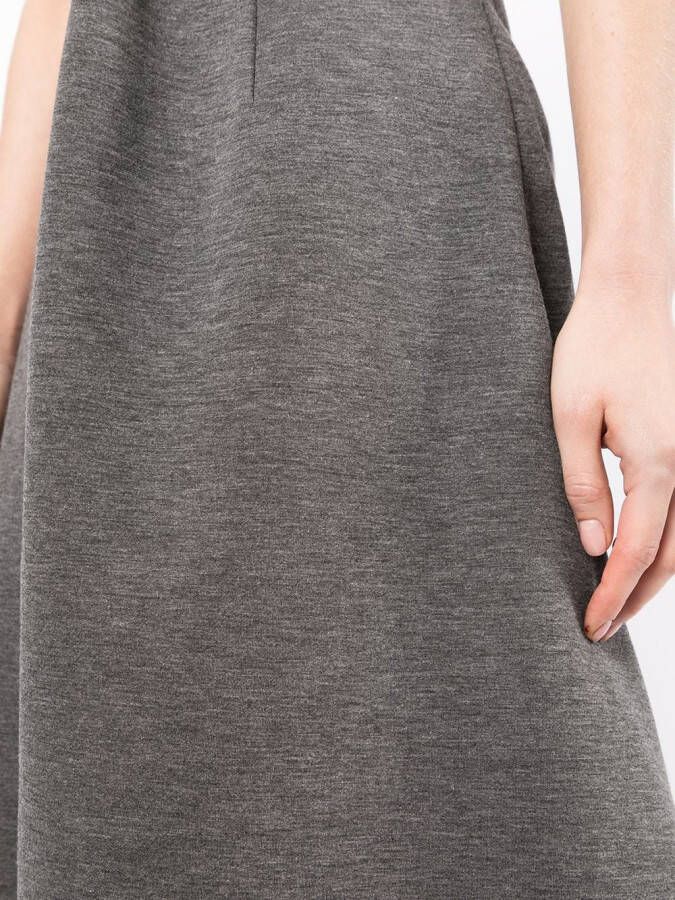Enföld High waist midi-rok Grijs