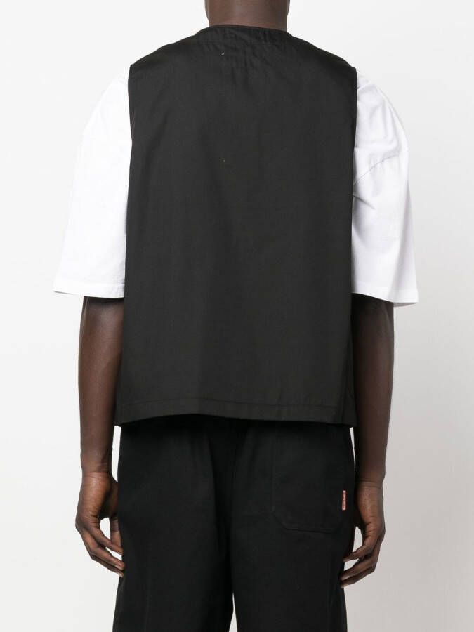 Engineered Garments Gilet met knopen Zwart