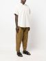 Engineered Garments Overhemd van katoenblend met halve rits Beige - Thumbnail 3