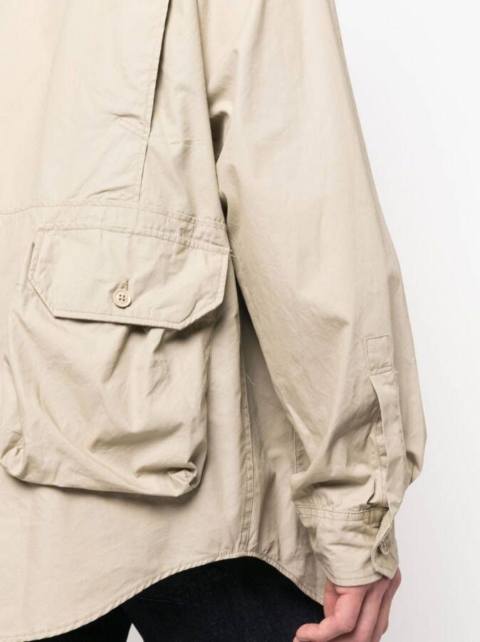 Engineered Garments Shirtjack met cargo zak Beige