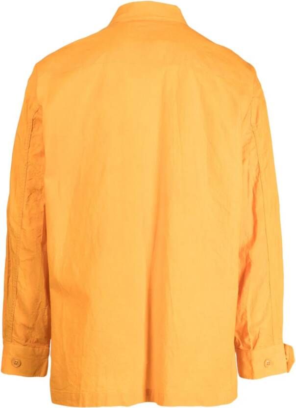 Engineered Garments Shirtjack met jungleprint Oranje