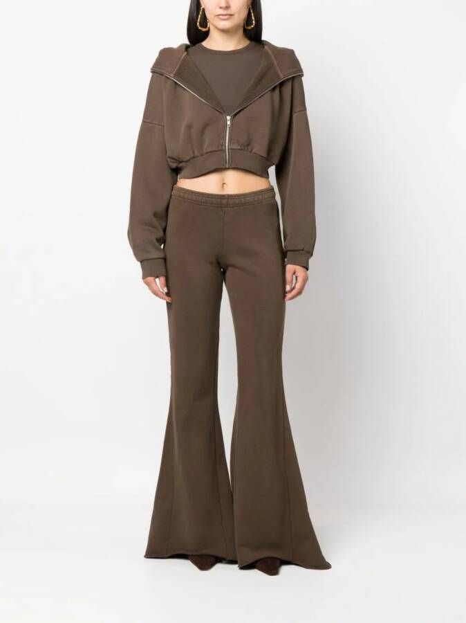 ENTIRE STUDIOS Broek met verwassen effect Bruin