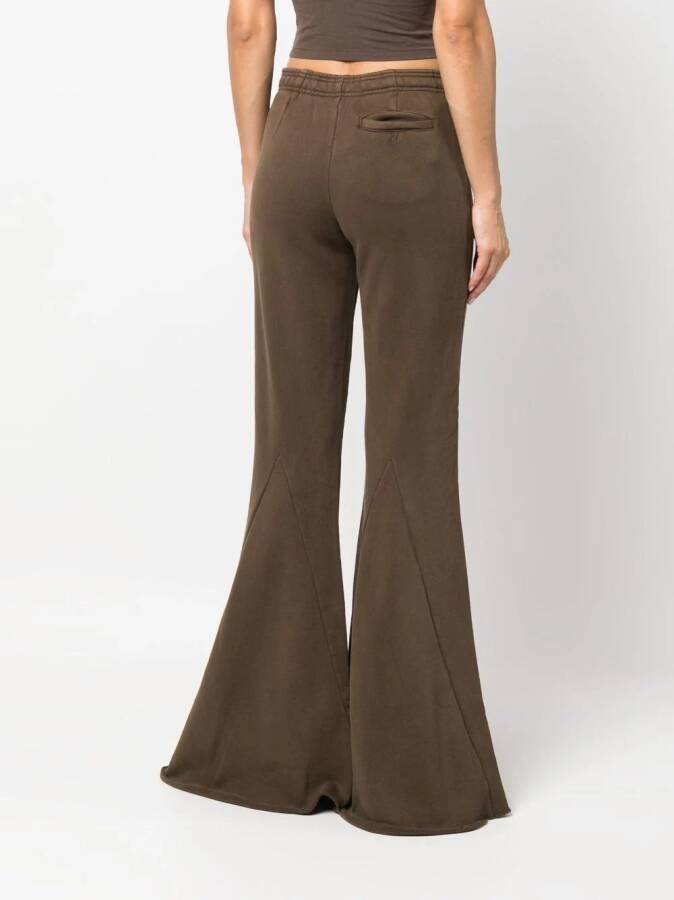 ENTIRE STUDIOS Broek met verwassen effect Bruin