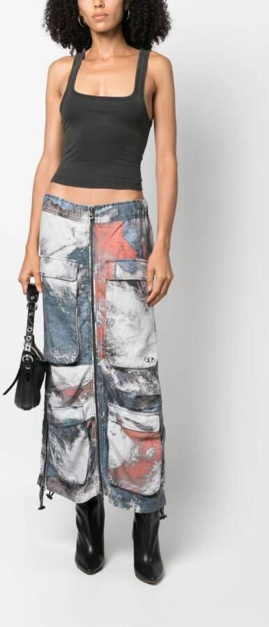 ENTIRE STUDIOS Cropped top Zwart