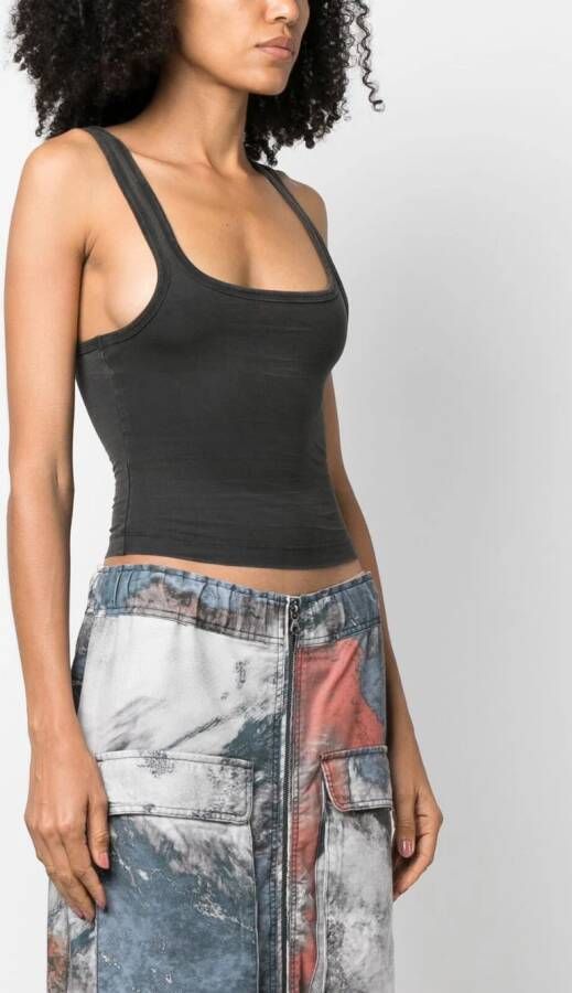 ENTIRE STUDIOS Cropped top Zwart
