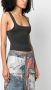 ENTIRE STUDIOS Cropped top Zwart - Thumbnail 4