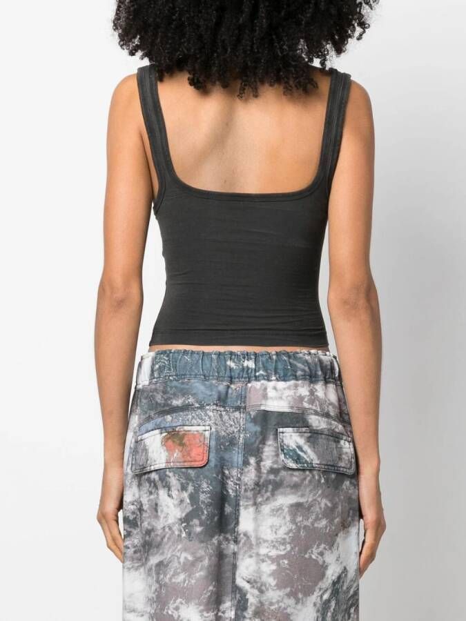 ENTIRE STUDIOS Cropped top Zwart