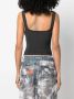 ENTIRE STUDIOS Cropped top Zwart - Thumbnail 5