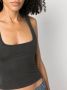 ENTIRE STUDIOS Cropped top Zwart - Thumbnail 6
