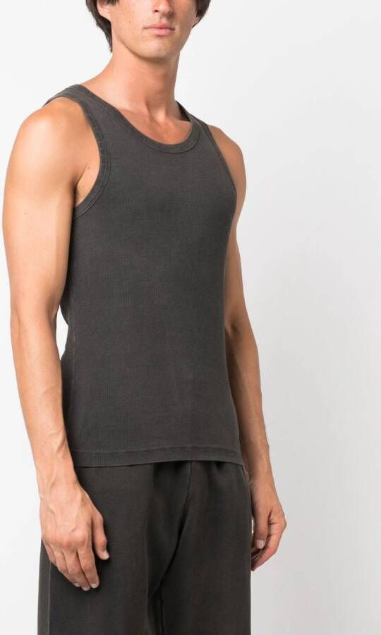 ENTIRE STUDIOS Geribbelde tanktop Grijs