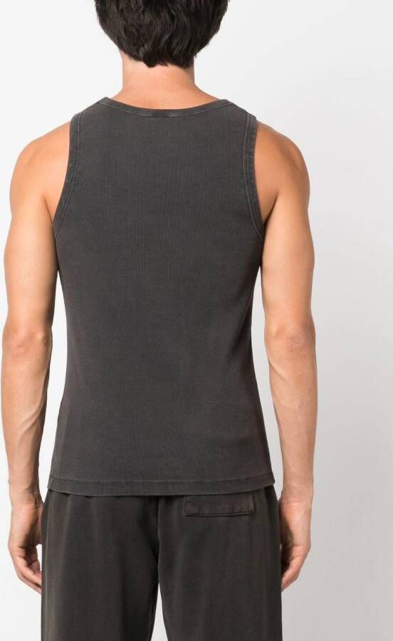 ENTIRE STUDIOS Geribbelde tanktop Grijs