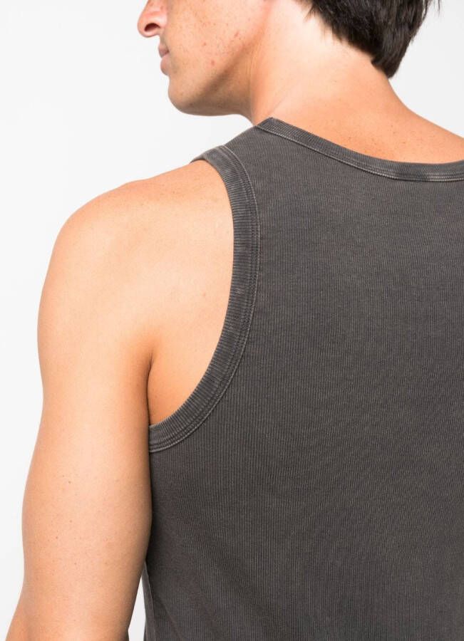 ENTIRE STUDIOS Geribbelde tanktop Grijs
