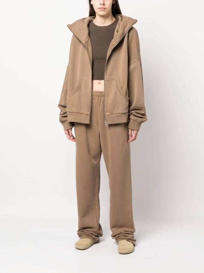 ENTIRE STUDIOS Hoodie met rits Beige