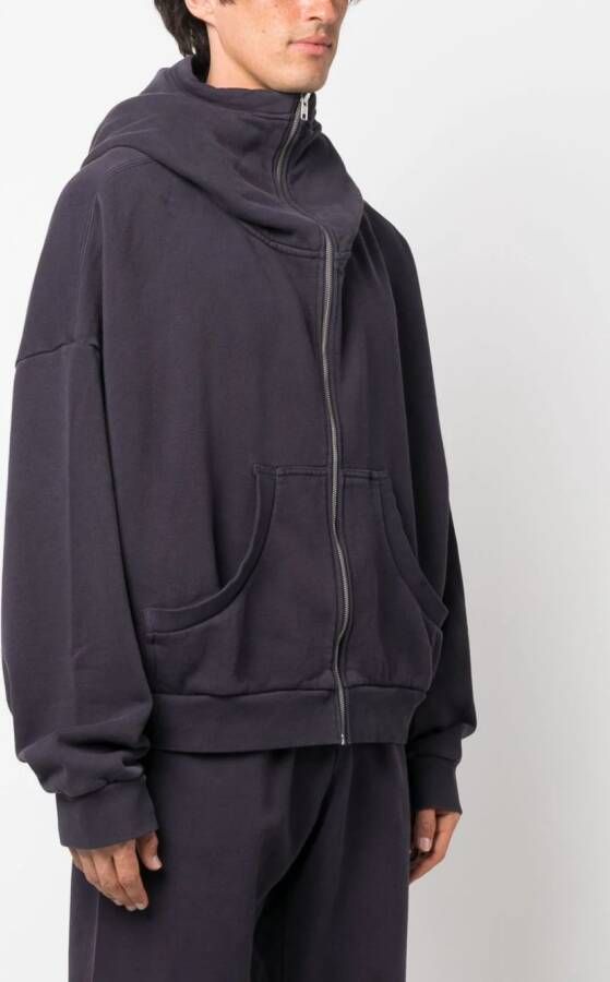 ENTIRE STUDIOS Hoodie met rits Blauw