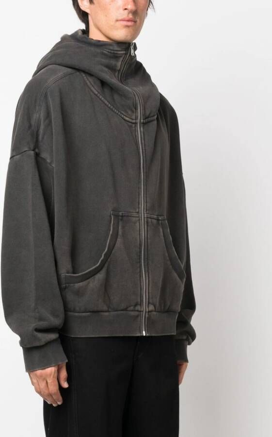 ENTIRE STUDIOS Hoodie met rits Zwart