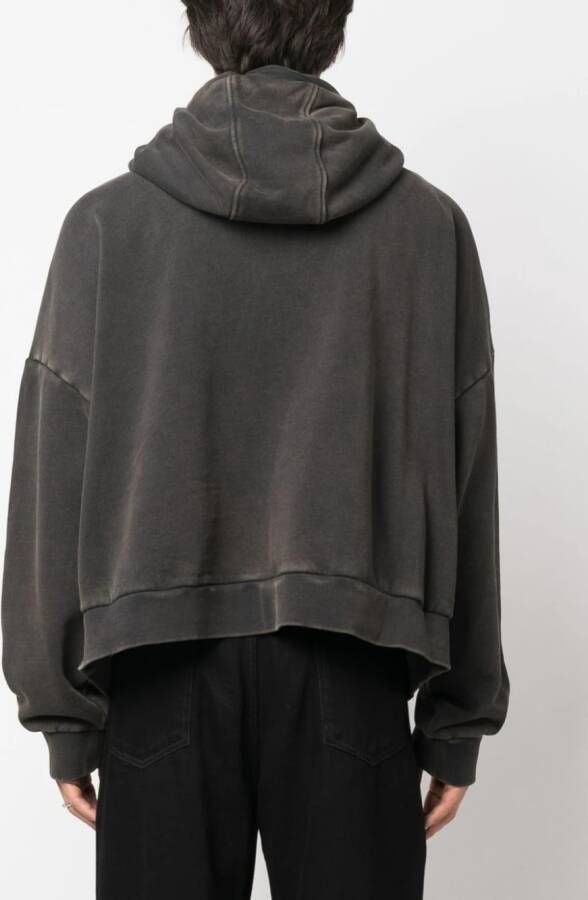 ENTIRE STUDIOS Hoodie met rits Zwart