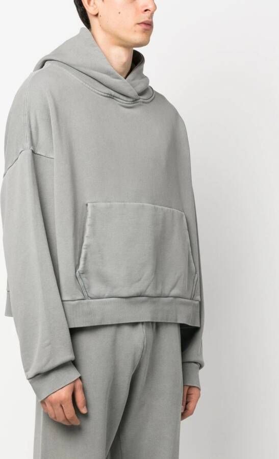 ENTIRE STUDIOS Hoodie met verlaagde schouders Grijs