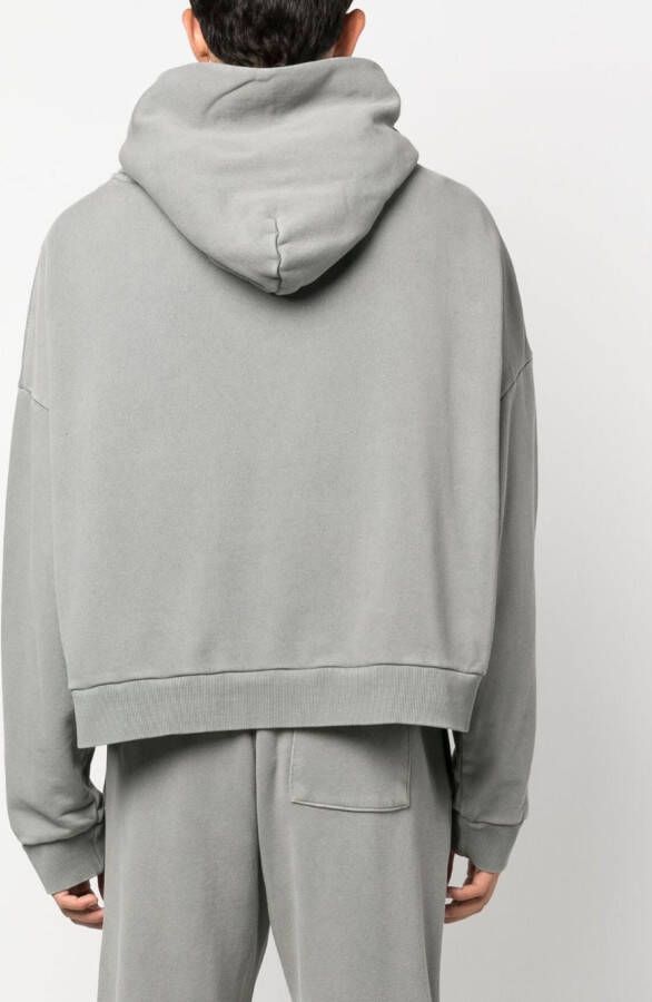 ENTIRE STUDIOS Hoodie met verlaagde schouders Grijs