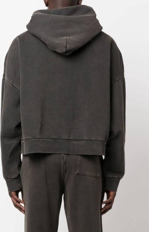ENTIRE STUDIOS Hoodie met verlaagde schouders Zwart