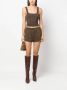 ENTIRE STUDIOS Shorts met elastische tailleband Bruin - Thumbnail 2