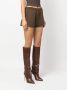 ENTIRE STUDIOS Shorts met elastische tailleband Bruin - Thumbnail 3