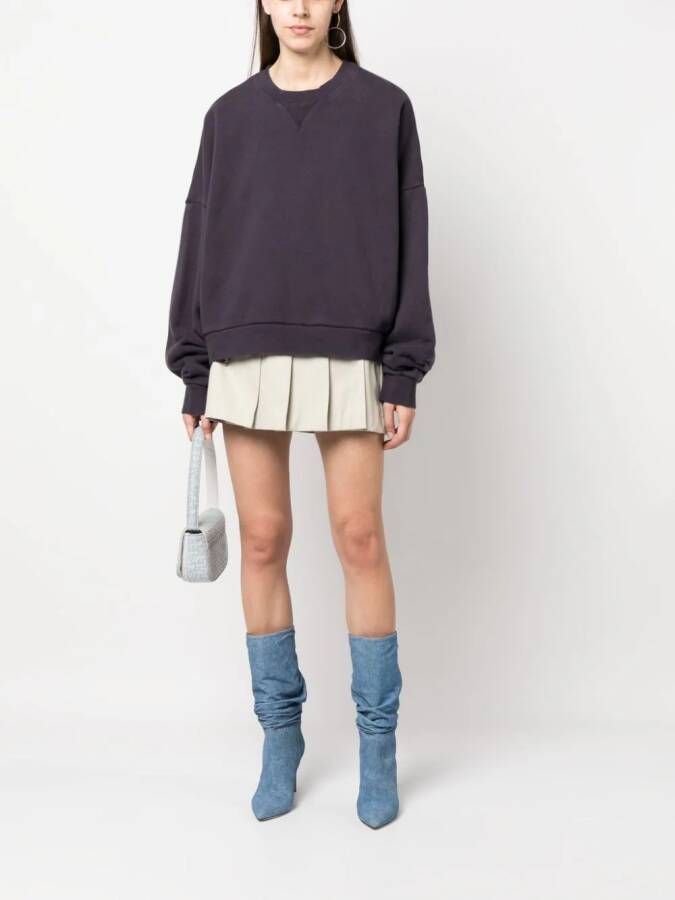 ENTIRE STUDIOS Sweater met verlaagde schouders en ronde hals Blauw