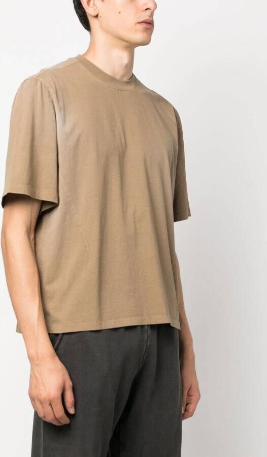ENTIRE STUDIOS T-shirt met vlakken Bruin