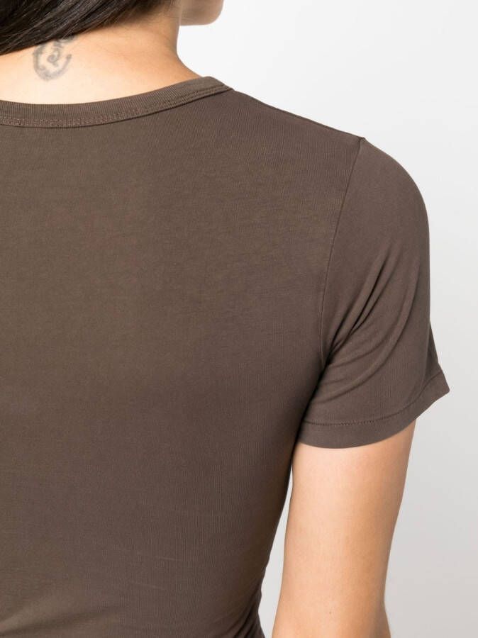 ENTIRE STUDIOS T-shirt van biologisch katoen Bruin