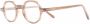 Epos Bril met rond montuur Beige - Thumbnail 2