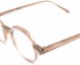 Epos Bril met rond montuur Beige - Thumbnail 3